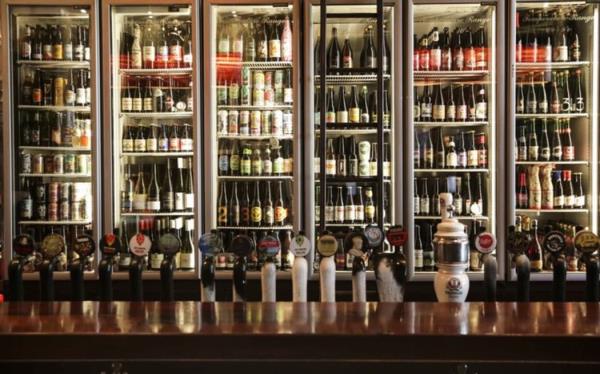 The vast selection at The Malthouse.