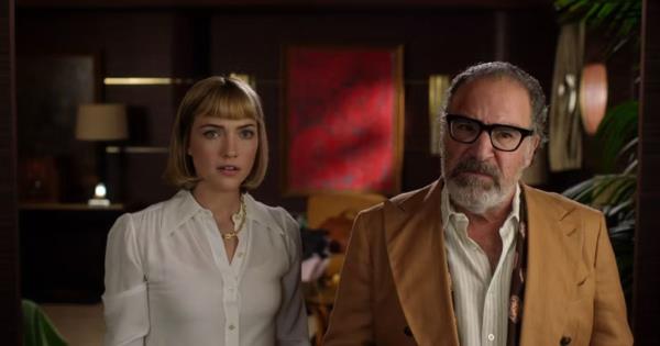 Mandy Patinkin & Violet Beane as Rufus Cotesworth & Imogene Scott in Death and Other Details