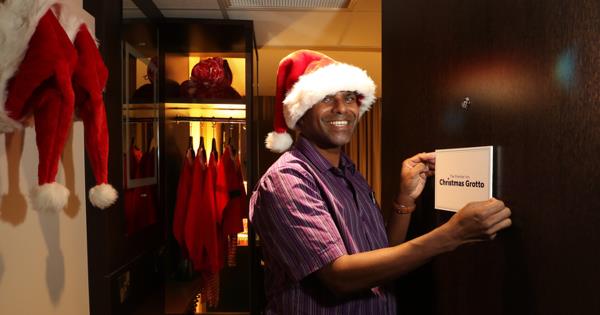 家人想要体验一下总理酒店的新圣诞洞穴 家人想要体验一下总理酒店的新圣诞洞穴
