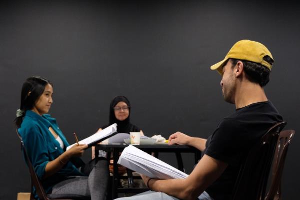 'Fault Lines' gets its name from the many divisions in modern society. Photo Azmi Hud