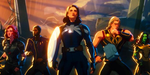 Captain Carter leading the Guardians of the Multiverse in the MCU's What If...?