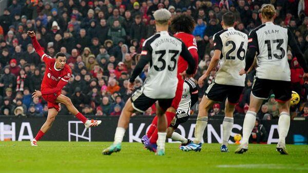 Trent Alexander-Arnold strikes late as Liverpool edge seven goal thriller