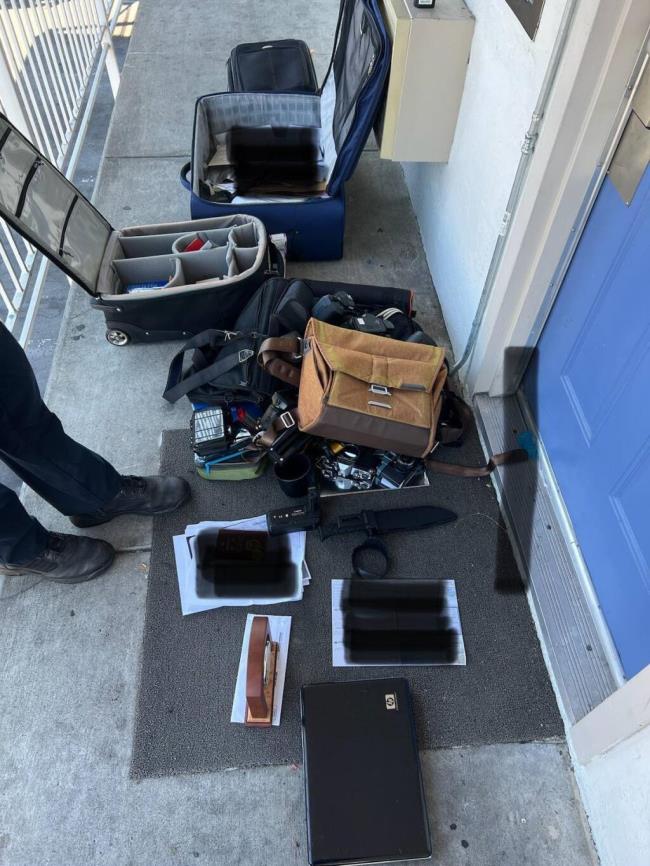 Santa Rosa police say property and drugs were recovered during an investigation on Aug. 28, 2023. A suspect was identified after he disrupted traffic on Guerneville Road near Steele Lane, according to police. (Santa Rosa Police Department)