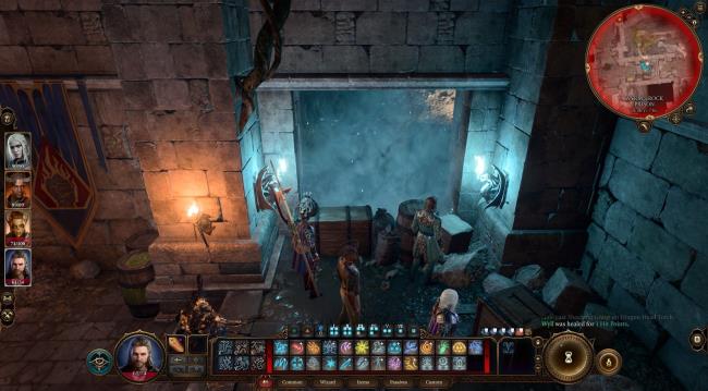 Gale Opens Secret Entrance To The Wyrmway In Wyrm's Rock Prison In Baldur's Gate 3