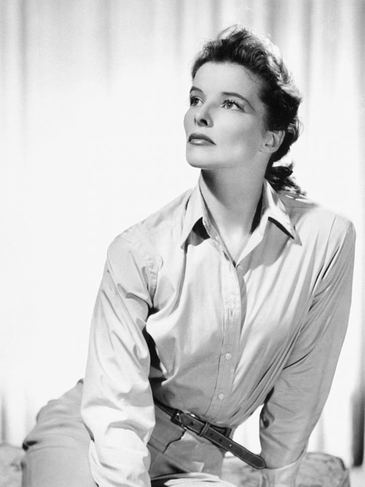 American actress Katharine Hepburn