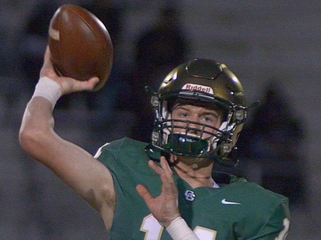 Then-Casa Grande quarterback Jacob Porteous, now with SRJC. (SUMNER FOWLER / FOR THE PETALUMA ARGUS-COURIER)