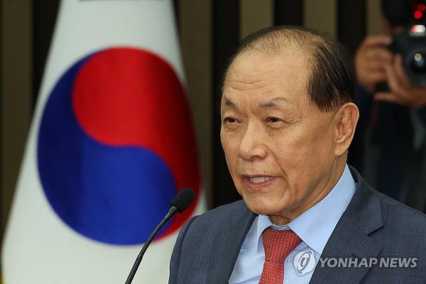 This May 9, 2024, photo shows Hwang Woo-yea, the new interim leader of the ruling People Power Party. (Yonhap)