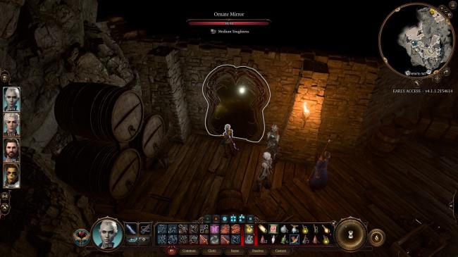 Player Finds Magic Mirror On Wall Blocking Necromancer's Lab