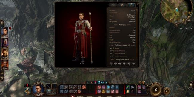 a human chaos sorcerer in baldur's gate 3