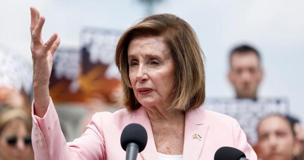 佩洛西嘲笑特朗普，称他在法庭上看起来像“受惊的小狗”