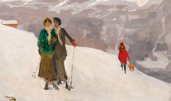 Switzerland (Hazel and Alice) by John Lavery at Whyte's.
