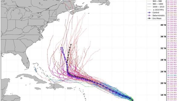 飓风“李”逐渐增强这是南卡罗来纳州沿海地区可能受到影响的时间