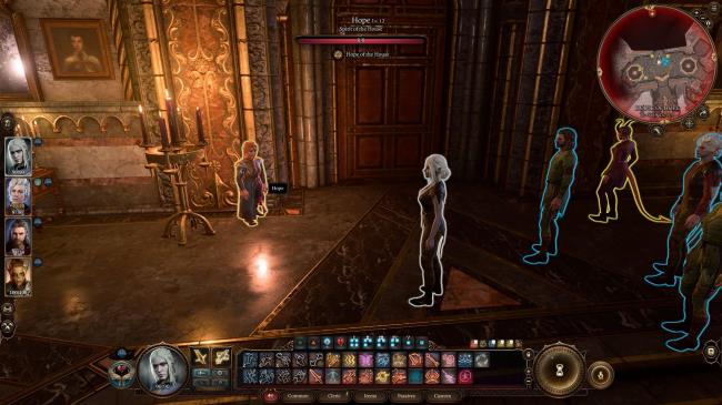Player Finds Hope Standing Outside The Archives In The House Of Hope In Baldur's Gate 3