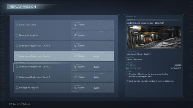 Underground Exploration - Depth 2 mission in Armored Core 6