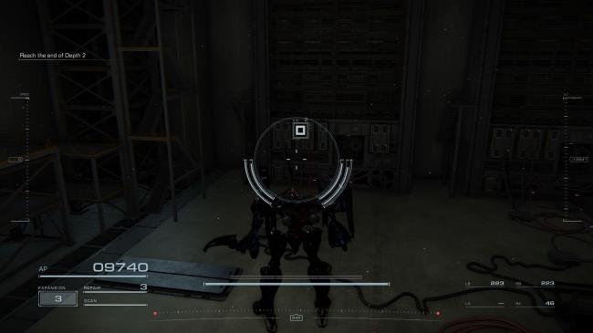 Player looking at the entrance of the wall ahead Armored Core 6