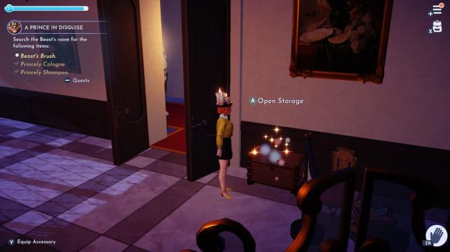 Beast's brush in Disney Dreamlight Valley