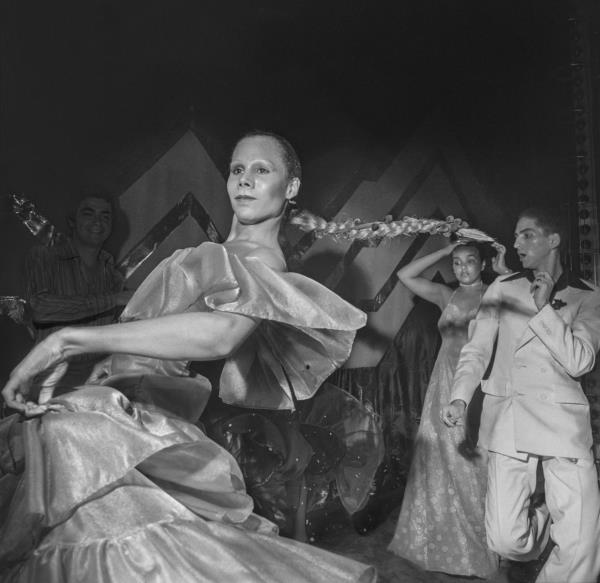 This photo provided by the Robert Mann Gallery by photographer, Larry Fink, is titled, 'Studio 54, New York, New York,' May 1977. Photo: AP 
