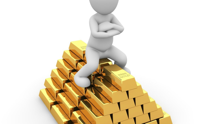 美元走弱导致黄金上涨