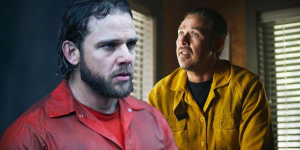 Max Thieriot as Bode Leone and Kevin Alejandro as Manny Perez in Fire Country season 1 episode 21